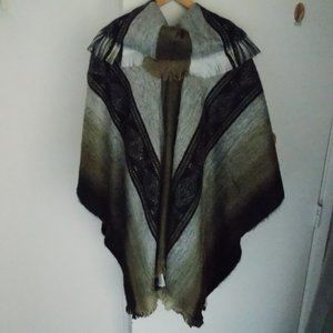 Alpaca Wool Poncho